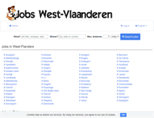 Tablet Screenshot of jobswestvlaanderen.be